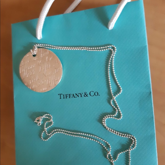 Genuine Tiffany & Co. Pendant and chain. - Picture 3 of 10